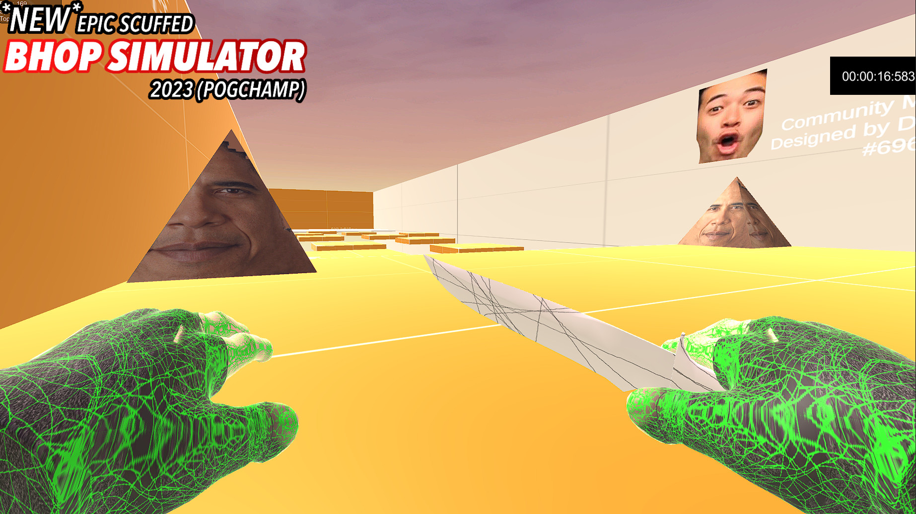 #4. *NEW* SCUFFED EPIC BHOP SIMULATOR 2023 (POG CHAMP) (Steam) 由: shanaz game studios