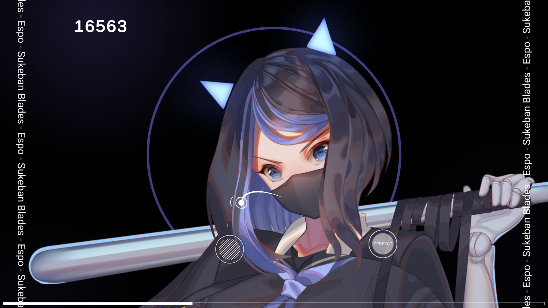 AKUMA: Cyberpunk Rhythm Action screenshot #2