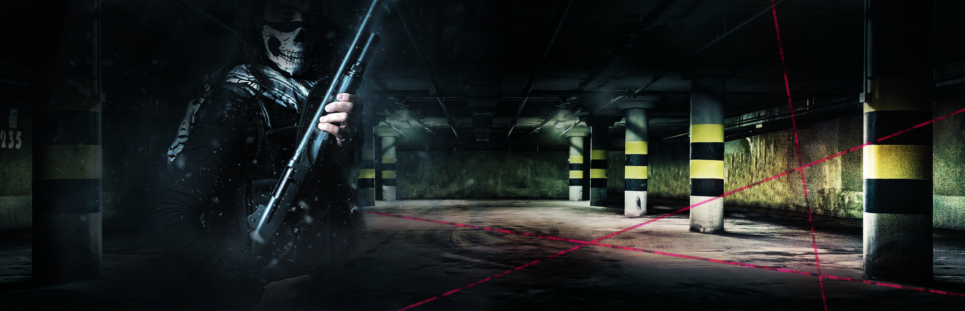 Shotgun, Dungeons, Laser Traps