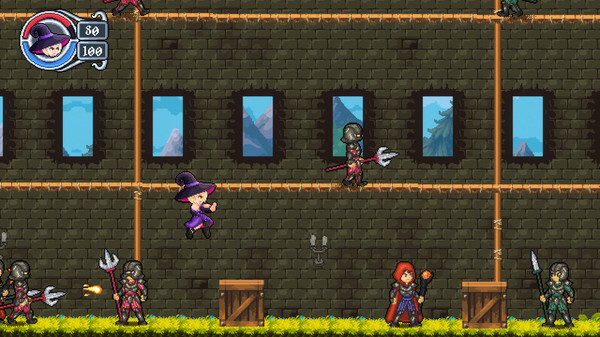 Screenshot of Sexcraft - Sofiya and the Lewd Clan gameplay showing in-action mechanics