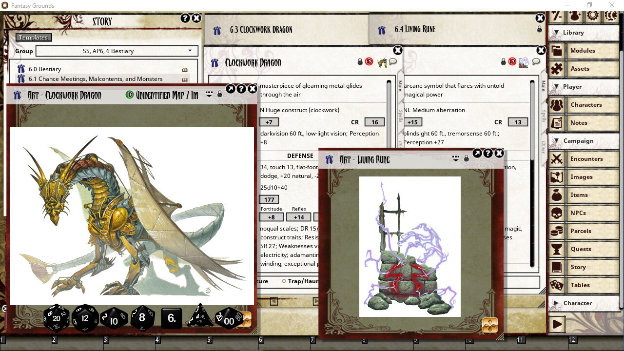 Fantasy Grounds - Pathfinder RPG - Shattered Star AP 6: The Dead Heart of Xinのスクリーンショット 1