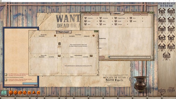 Fantasy Grounds - FG Theme - Western