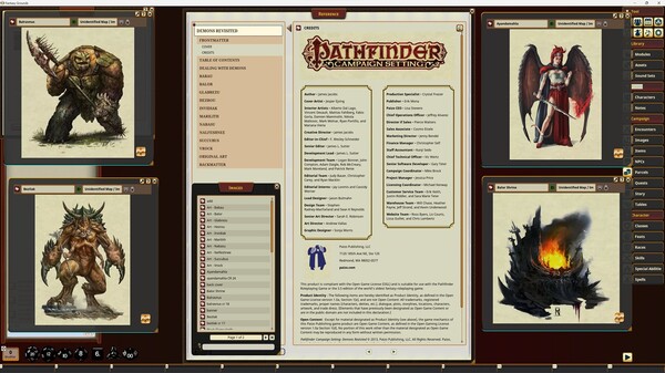 Fantasy Grounds - Pathfinder RPG - Campaign Setting: Demons Revisited