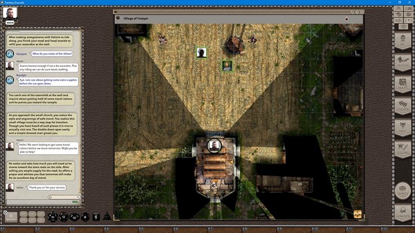 Fantasy Grounds - Black Scrolls Village (Map Tile Pack)