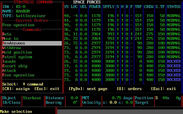 STAR FLEET II - Krellan Commander Version 2.0 screenshot 3