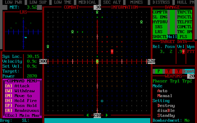 STAR FLEET II - Krellan Commander Version 2.0 screenshot 16
