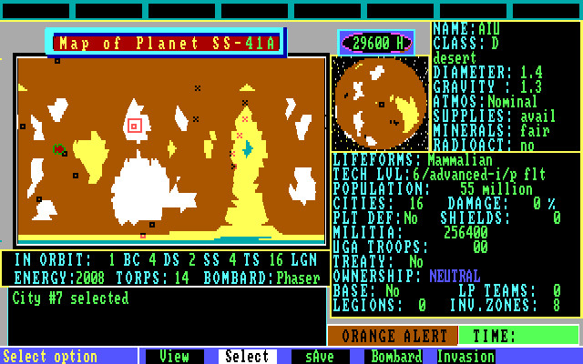 STAR FLEET II - Krellan Commander Version 2.0 screenshot 8