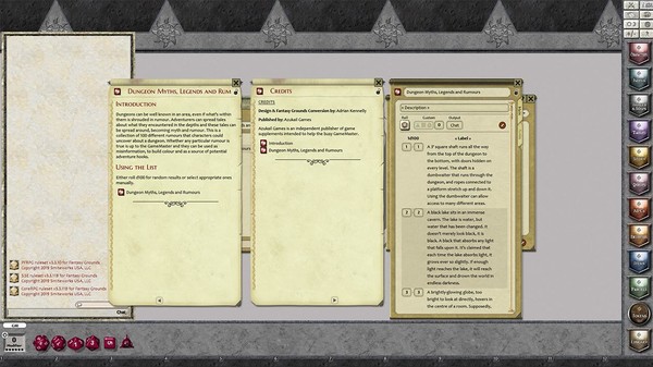 Fantasy Grounds - Rumours, Notes and Books Collection screenshot 7