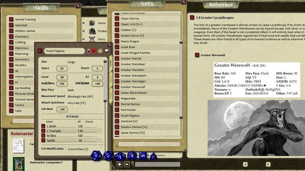 Fantasy Grounds - Rolemaster Companion I