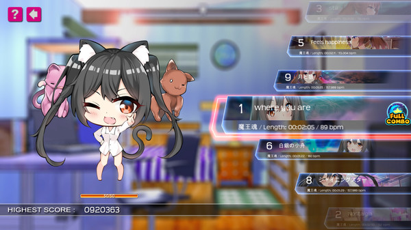 Screenshot z NEKO PAPALA