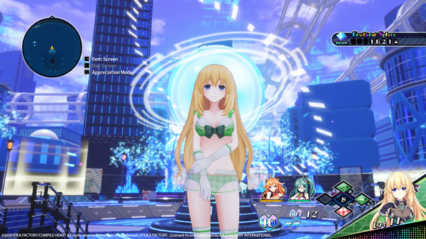 Neptunia Virtual Stars - Bikini Outfit: Goddess Set