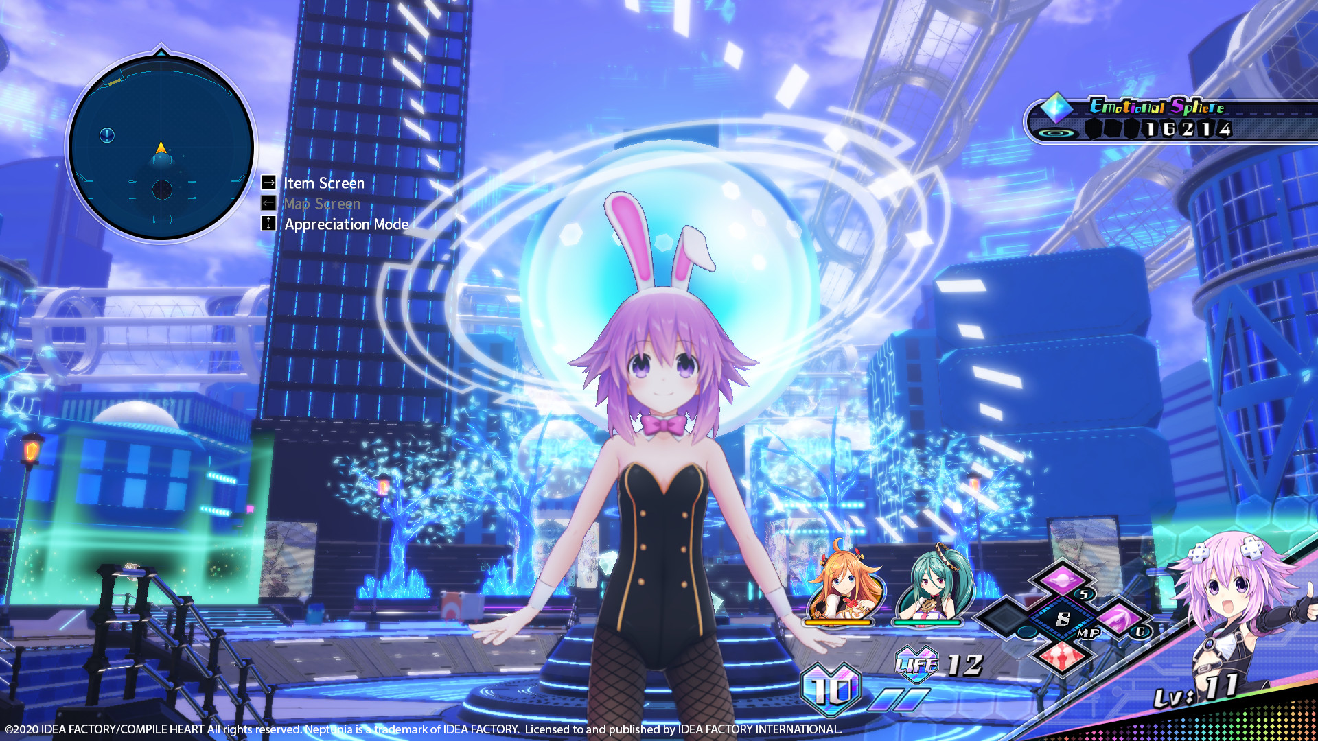Neptunia Virtual Stars - Bunny Outfit: Goddess Set Featured Screenshot #1