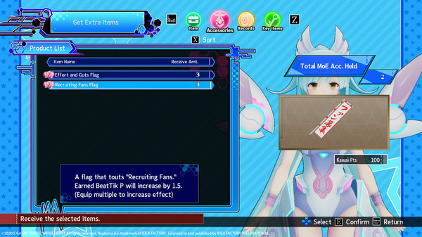 Neptunia Virtual Stars - Item Booster Pack