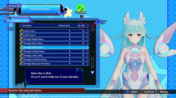 Neptunia Virtual Stars - Extended BeatTik Dance Pack