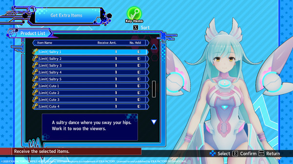 Neptunia Virtual Stars - Extended BeatTik Dance Pack