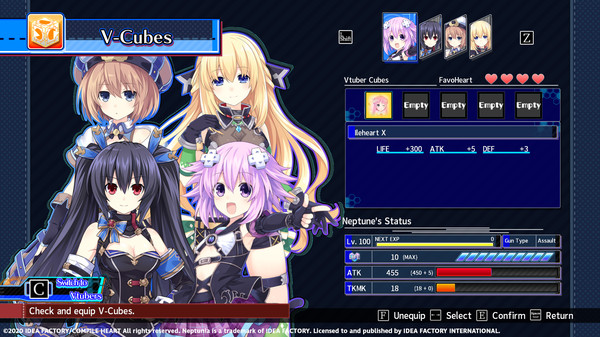 Neptunia Virtual Stars - Ileheart Pack