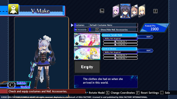 Neptunia Virtual Stars - Inuyama Tamaki Pack