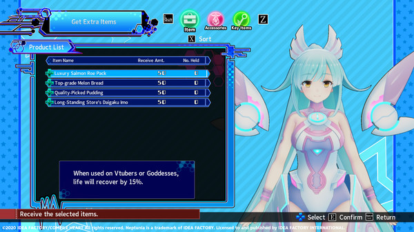 Neptunia Virtual Stars - Game Club Project Pack