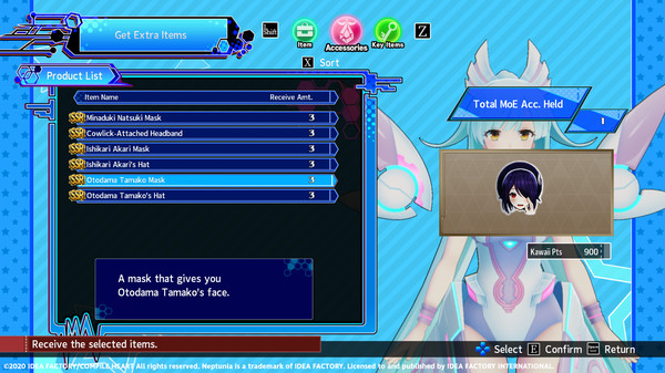 Neptunia Virtual Stars - Aogiri High School Pack