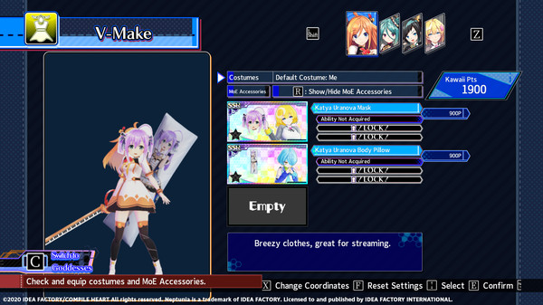Neptunia Virtual Stars - ReVdol! Pack