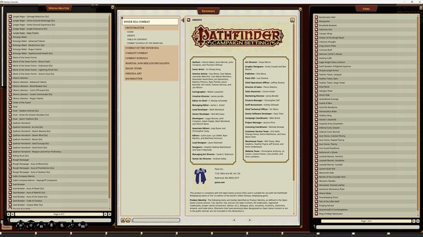 Fantasy Grounds - Pathfinder RPG - Campaign Setting: Inner Sea Combat