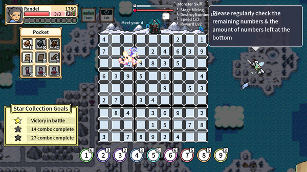 Screenshot z Sudoku RPG