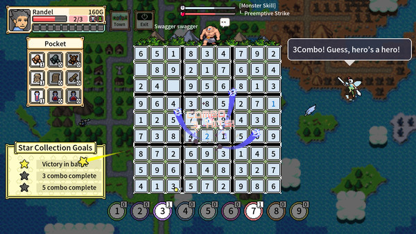 Screenshot z Sudoku RPG