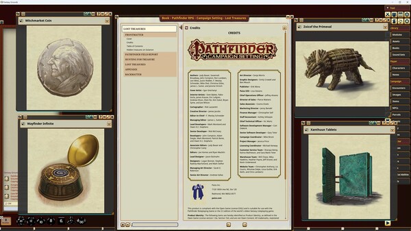 Fantasy Grounds - Pathfinder RPG - Campaign Setting: Lost Treasures
