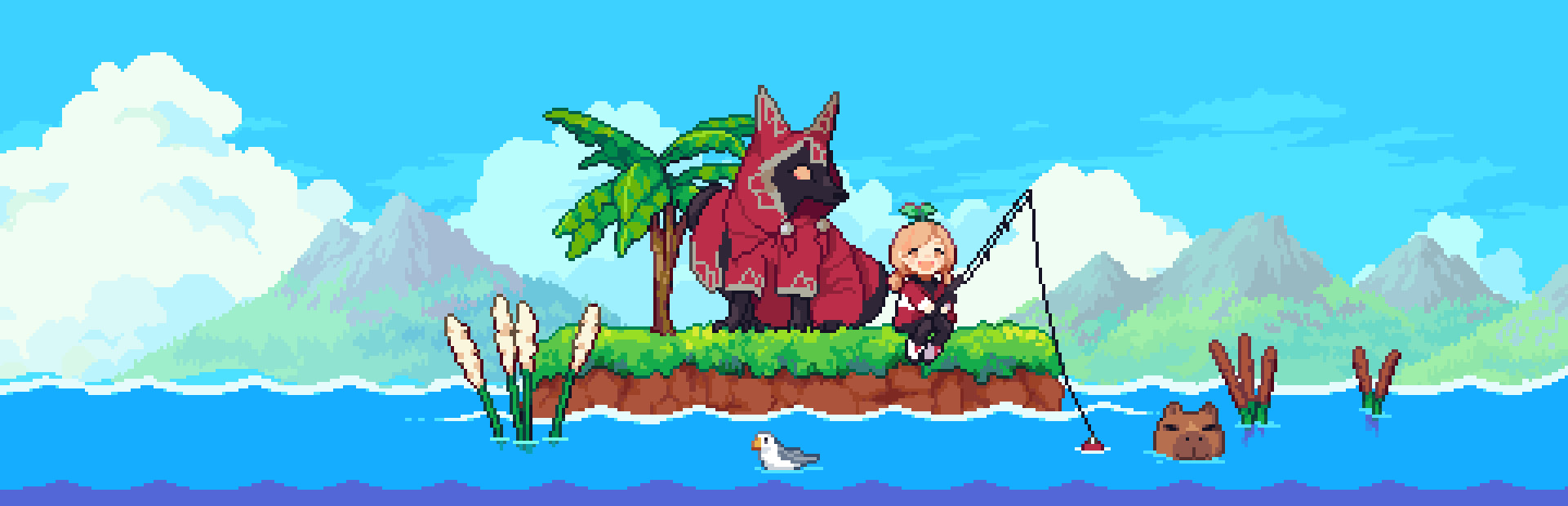 Luna's Fishing Garden