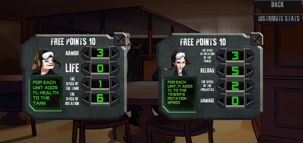 Screenshot z Super tanks RPG