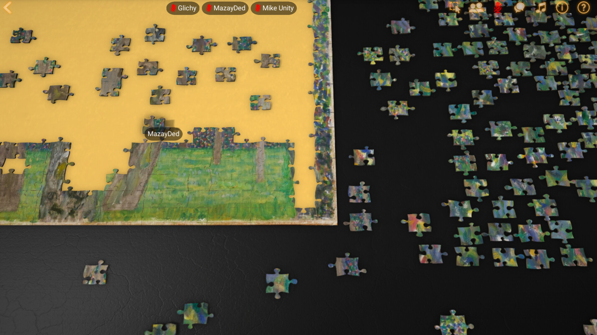 Screenshot of Puzzle Together Multiplayer Jigsaw Puzzles