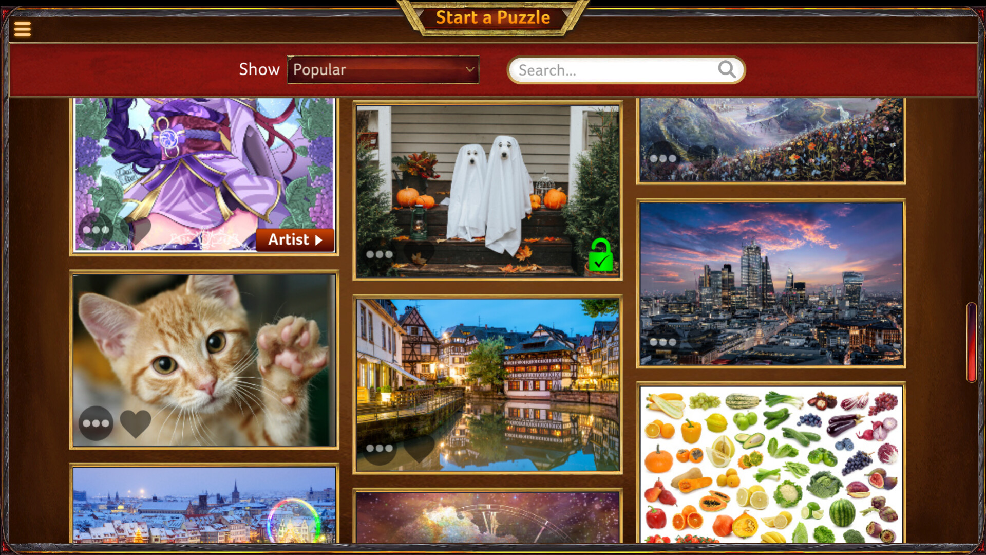 Screenshot of Puzzle Together Multiplayer Jigsaw Puzzles