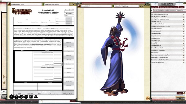 Fantasy Grounds - Pathfinder 2 RPG - Pathfinder Society Scenario #2-02: Mountain of Sea and Sky