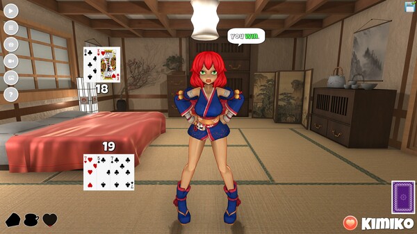 Screenshot z Bedroom Blackjack