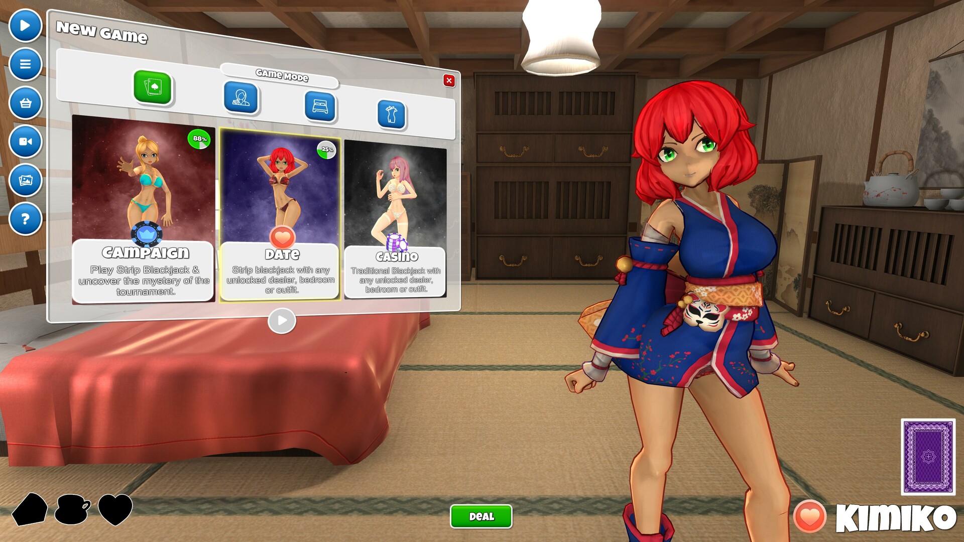 Bedroom Blackjack screenshot screenshot 5