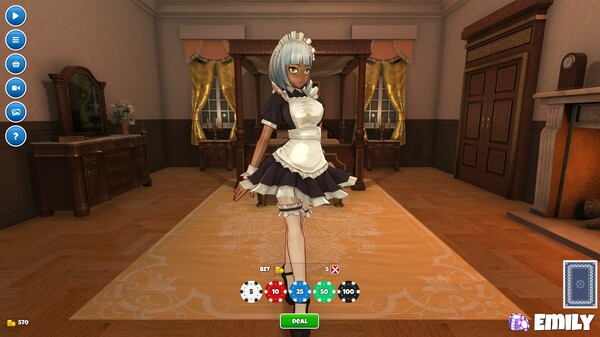 Screenshot z Bedroom Blackjack