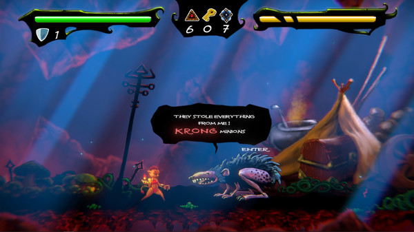 Screenshot z Gem Deeps