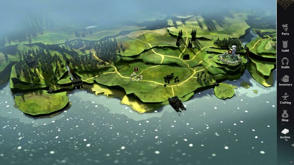 Screenshot of Crimson Tactics: The Rise of The White Banner gameplay showing in-action mechanics
