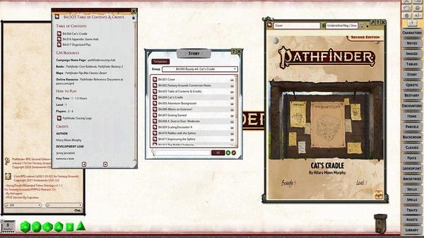 Fantasy Grounds - Pathfinder RPG - Pathfinder Bounty #4: Cat's Cradle