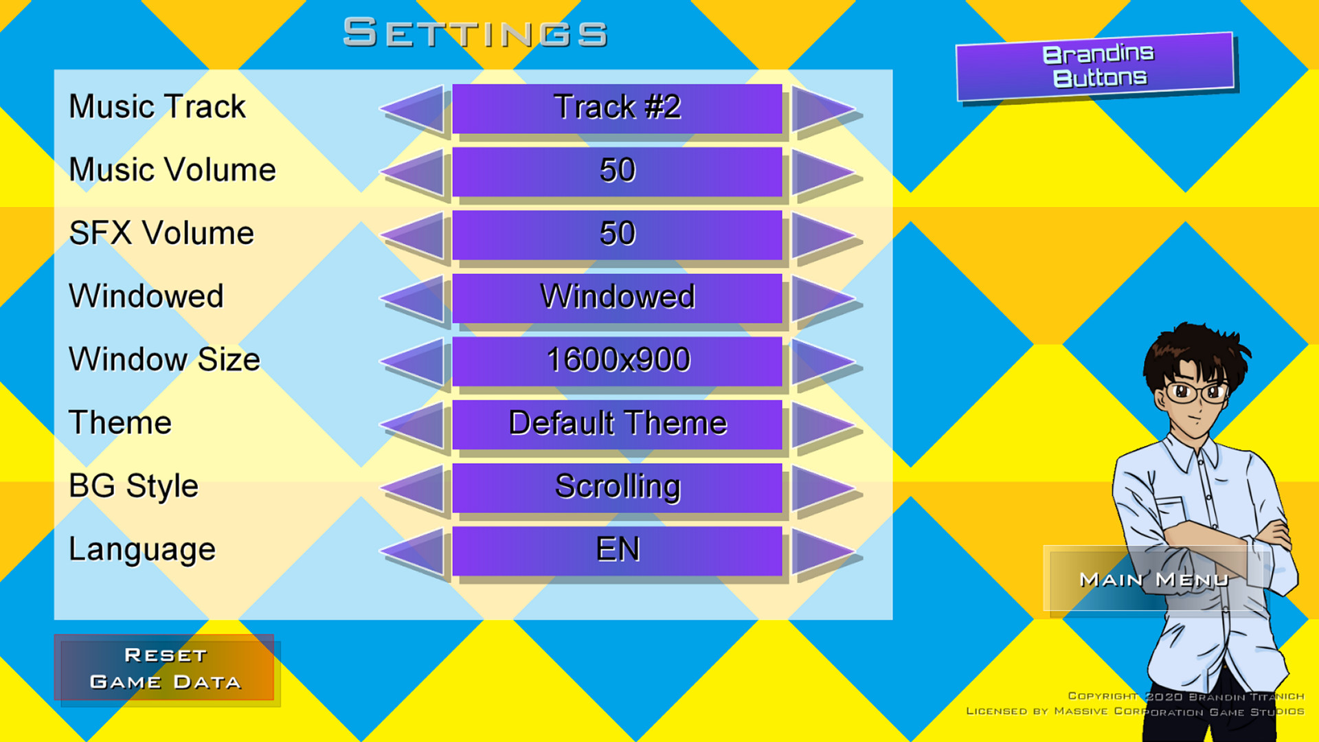 #6. Brandins Buttons (Steam) 由: Massive Corporation Game Studios