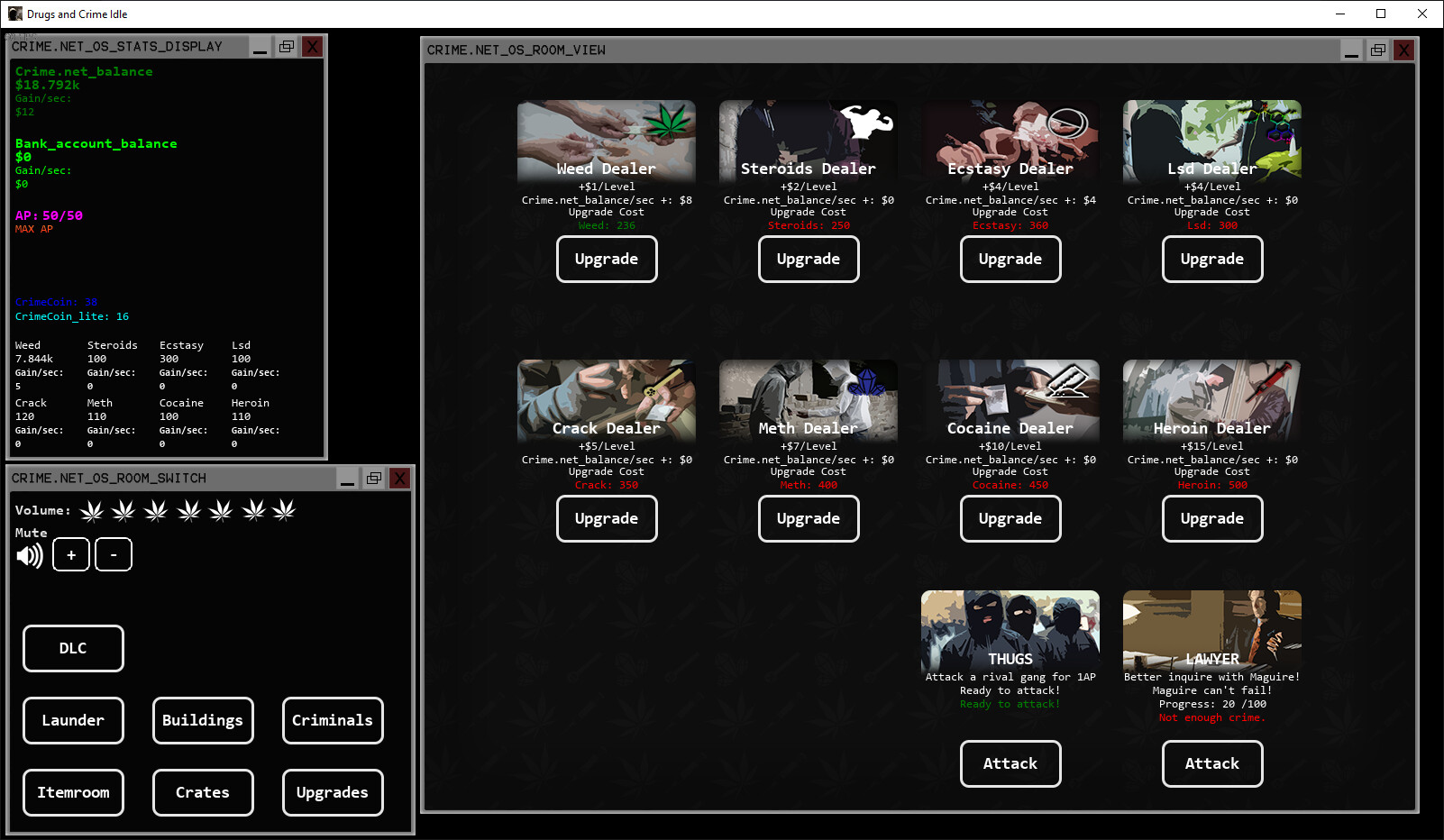 Drugs and Crime Idle Featured Screenshot #1