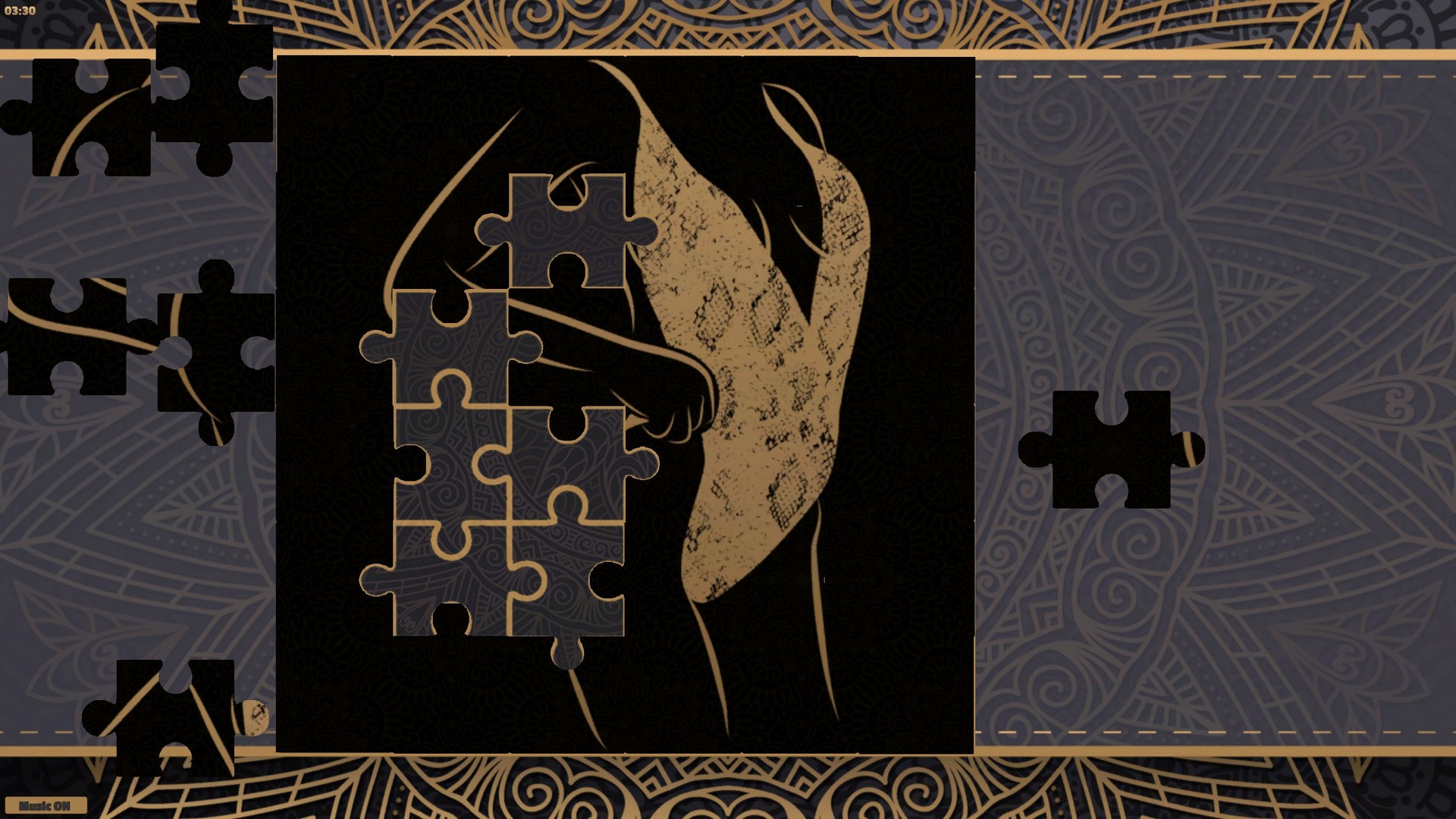 LineArt Jigsaw Puzzle - Erotica 2 screenshot #4