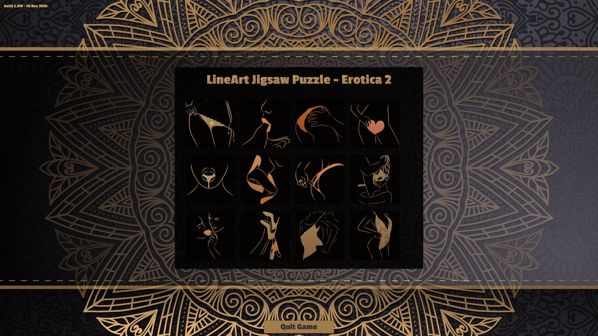 LineArt Jigsaw Puzzle - Erotica 2 Featured Screenshot #1