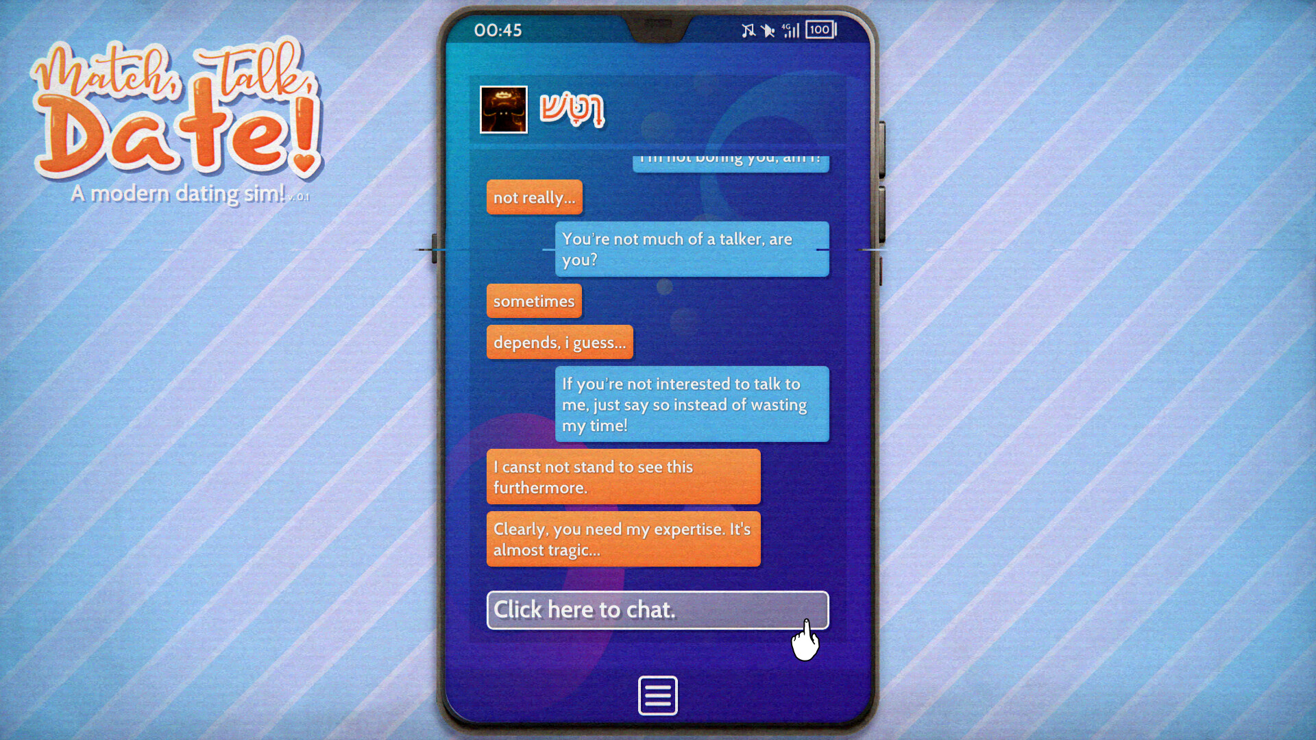 Match, Talk, Date! - A modern dating sim! screenshot #7