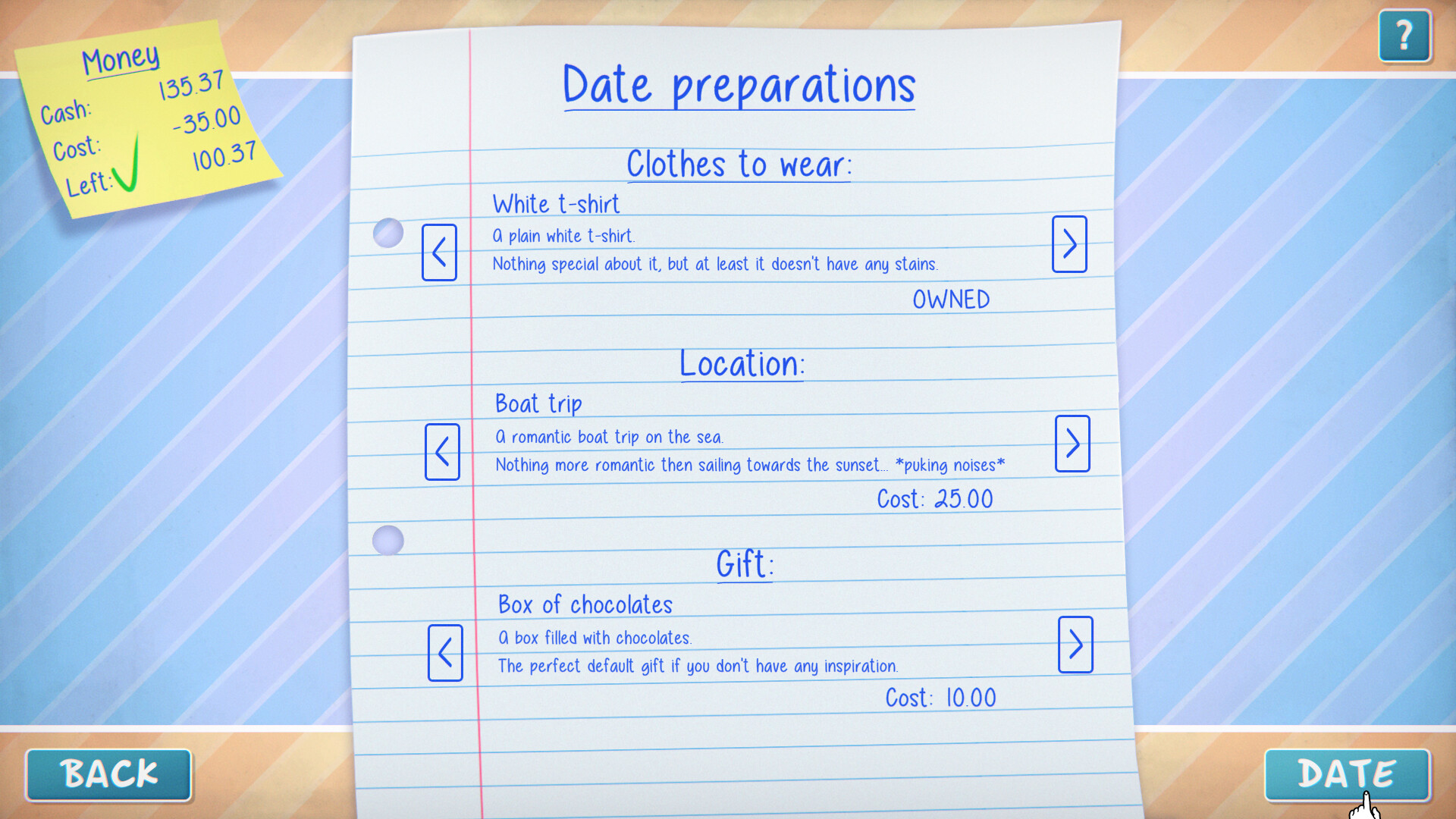 Match, Talk, Date! - A modern dating sim! screenshot #3