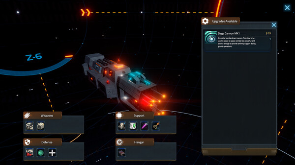 Screenshot z Void Marauders