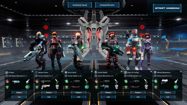 Screenshot z Void Marauders