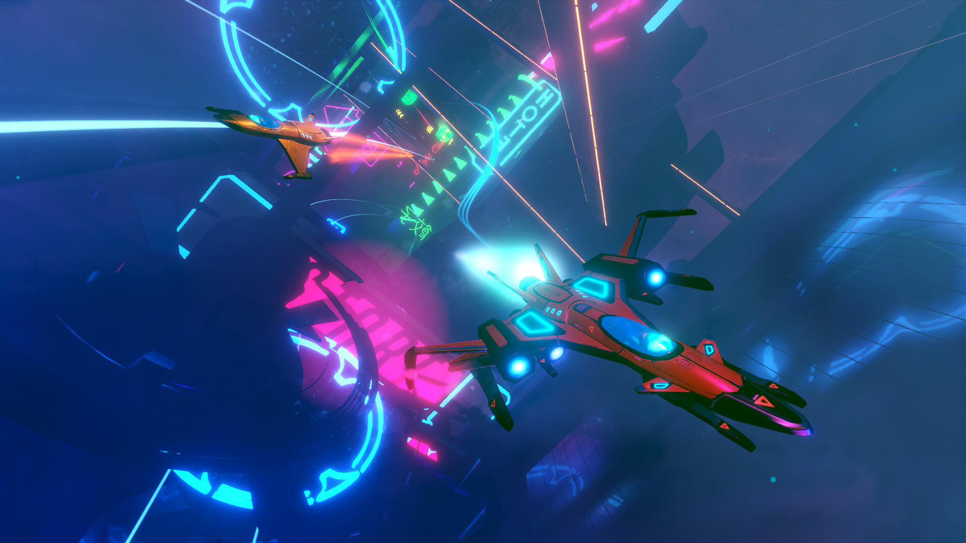 Neon Wings: Air Race Demo Featured Screenshot #1