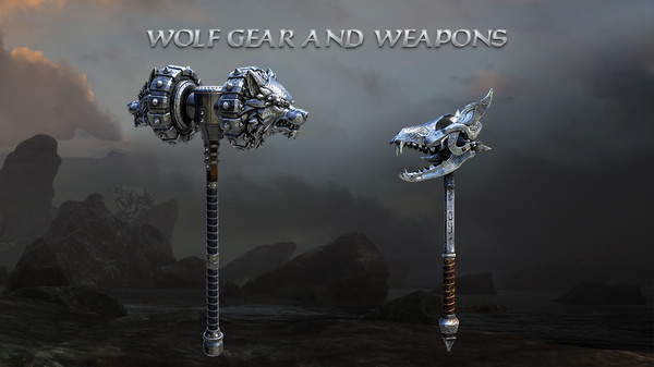 RUNE II: Wolf Armor + Weapon Set