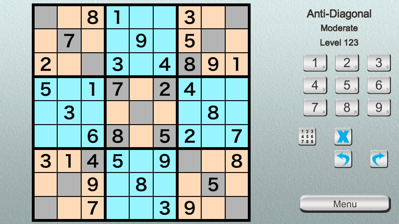 Ultimate Sudoku Collection - Basic Anti Diagonal Pack Featured Screenshot #1